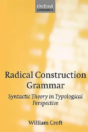 Cover of Radical Construction Grammar