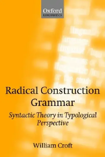 Cover of Radical Construction Grammar