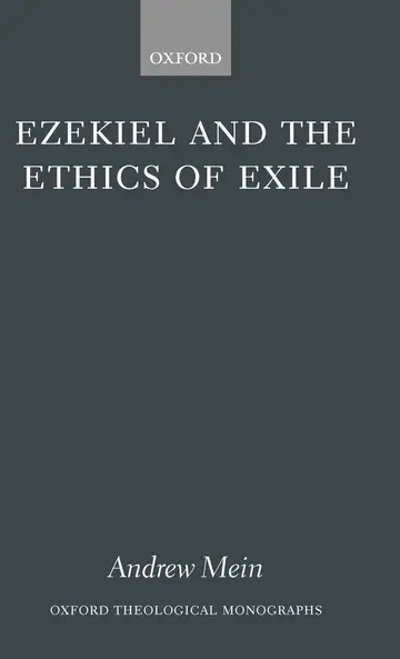Cover of Ezekiel and the Ethics of Exile