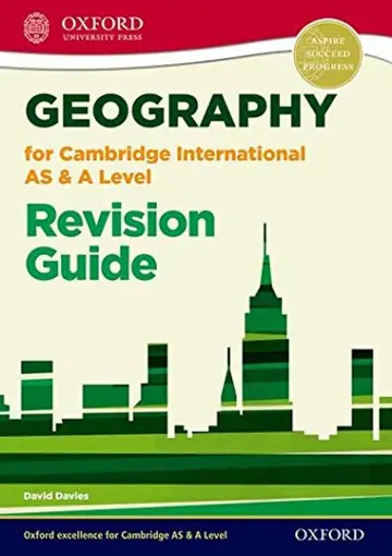 Cover of Geography for Cambridge International as and a Level Revision Guide