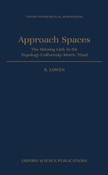 Cover of Approach Spaces