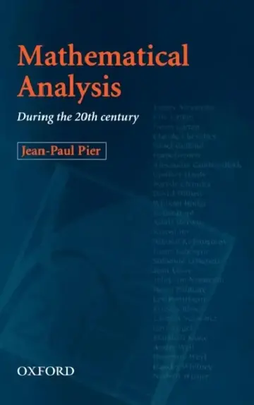 Cover of Mathematical Analysis During the 20th Century