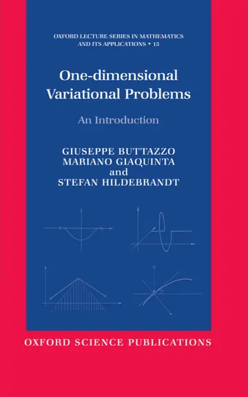 Cover of One-Dimensional Variational Problems