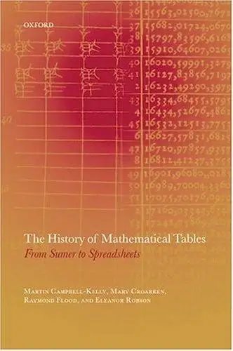 Cover of The History of Mathematical Tables