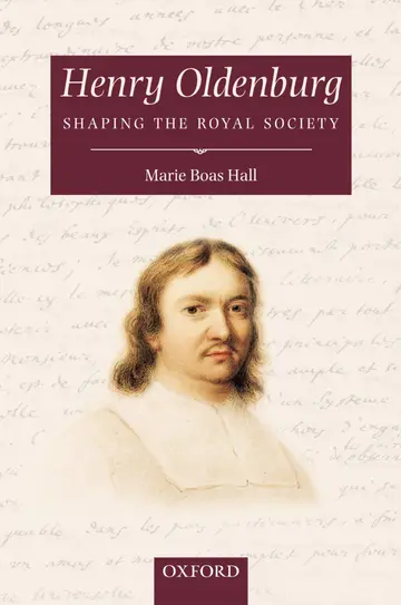 Cover of Henry Oldenburg