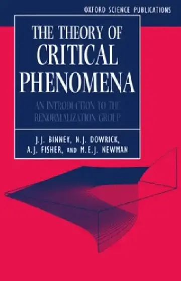Cover of The Theory of Critical Phenomena