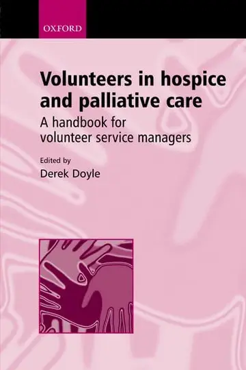 Cover of Volunteers in hospice and palliative care