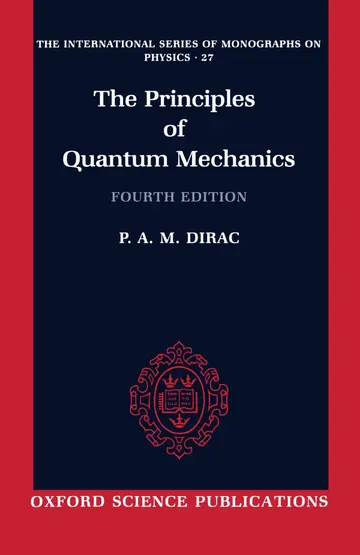 Cover of Principles of Quantum Mechanics