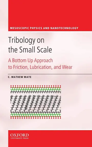 Cover of Tribology on the Small Scale