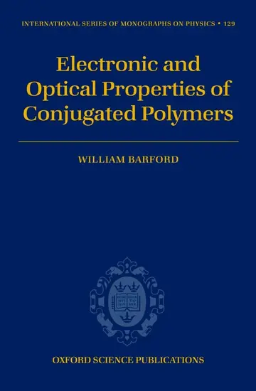 Cover of Electronic and Optical Properties of Conjugated Polymers