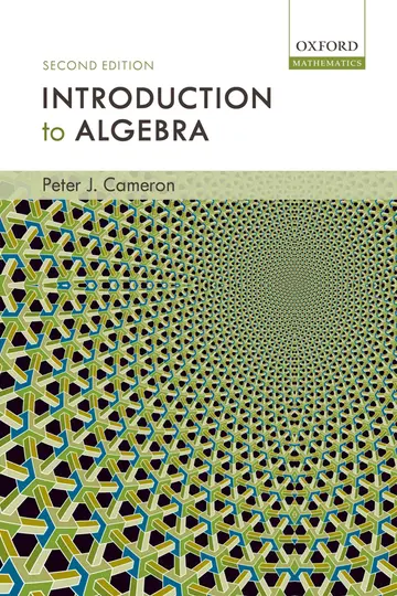 Cover of Introduction to Algebra