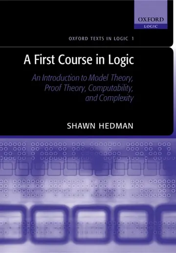 Cover of A First Course in Logic