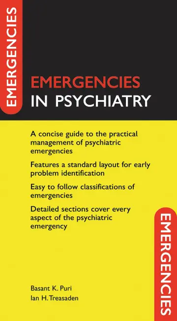 Cover of Emergencies in Psychiatry