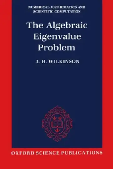 Cover of The Algebraic Eigenvalue Problem (Nmsc)