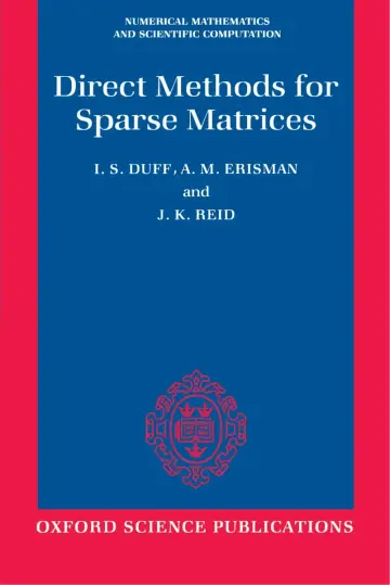 Cover of Direct Methods for Sparse Matrices