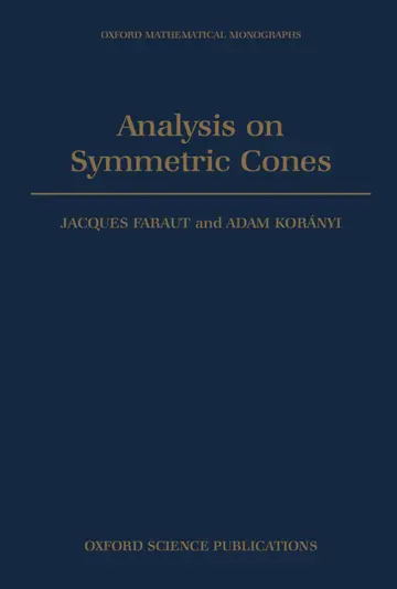 Cover of Analysis on Symmetric Cones