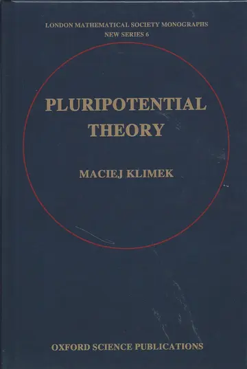 Cover of Pluripotential Theory