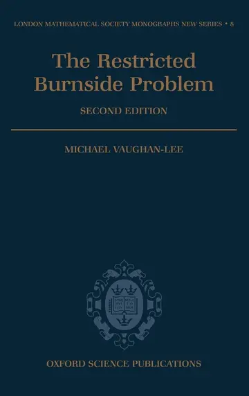 Cover of The Restricted Burnside Problem
