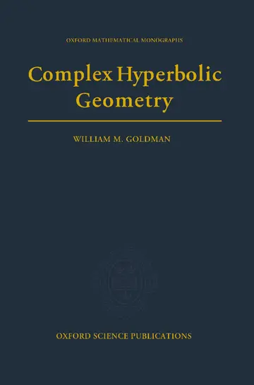Cover of Complex Hyperbolic Geometry
