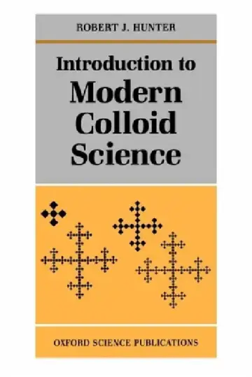 Cover of Introduction to Modern Colloid Science