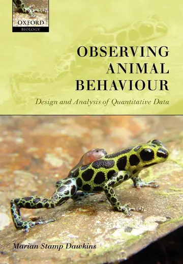 Cover of Observing Animal Behaviour