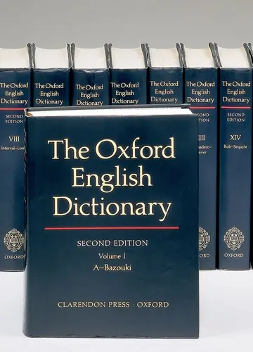 Cover of The Oxford English Dictionary