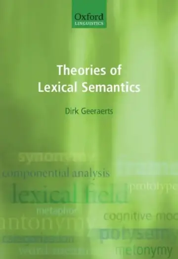 Cover of Theories of Lexical Semantics