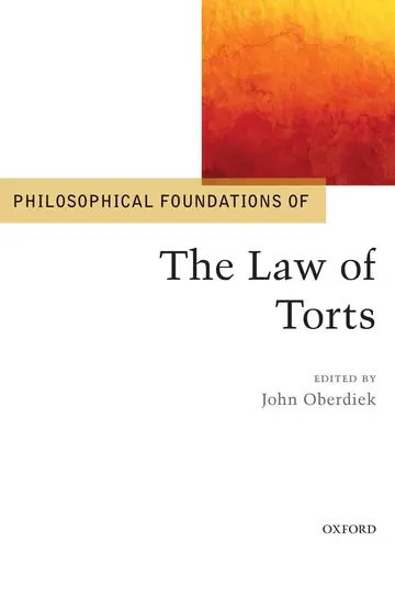 Cover of Philosophical Foundations of the Law of Torts