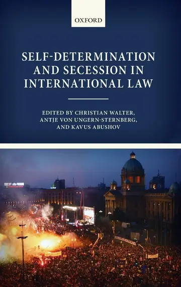Cover of Self-Determination and Secession in International Law