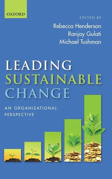 Cover of Leading Sustainable Change