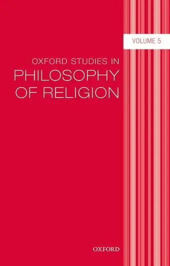 Cover of Oxford Studies in Philosophy of Religion