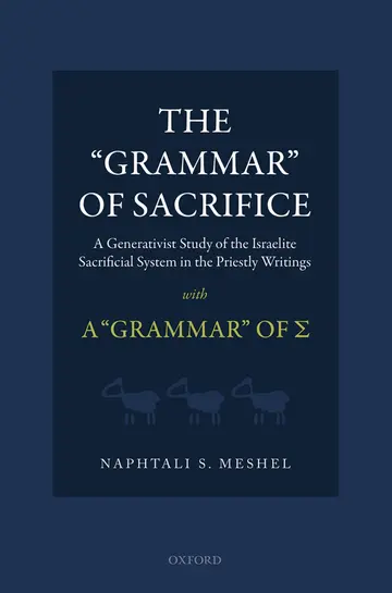 Cover of The Grammar of Sacrifice