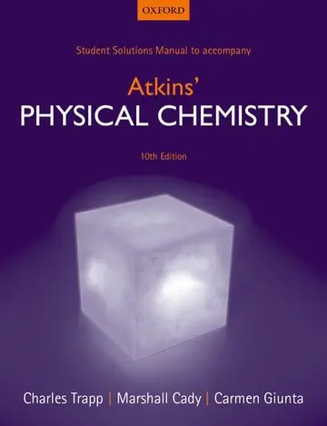 Cover of Student Solutions Manual to accompany Atkins' Physical Chemistry 10th edition