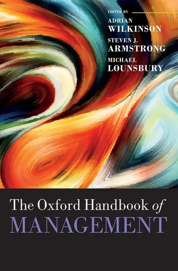 Cover of Oxford Handbook of Management