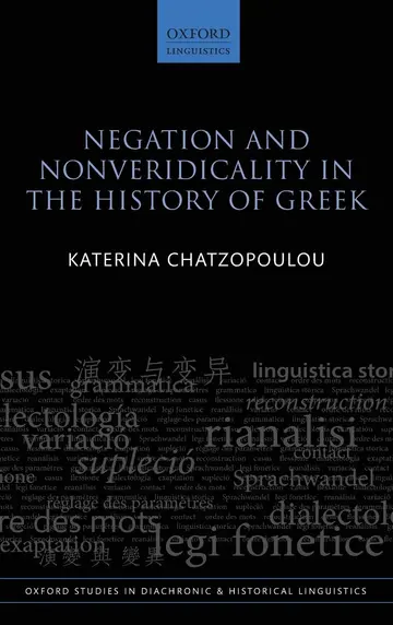 Cover of Negation and Nonveridicality in the History of Greek