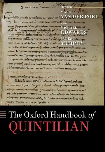 Cover of The Oxford Handbook of Quintilian