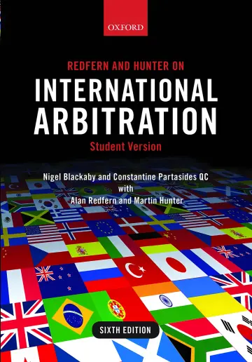 Cover of Redfern and Hunter on International Arbitration 6