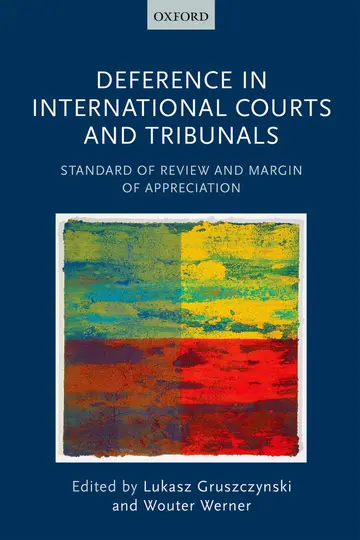 Cover of Deference in International Courts and Tribunals