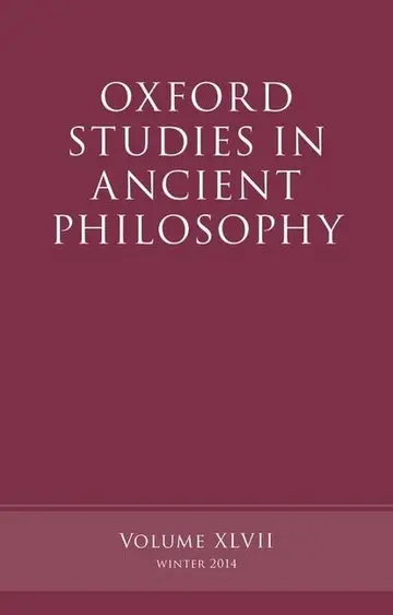 Cover of Oxford Studies in Ancient Philosophy (47)