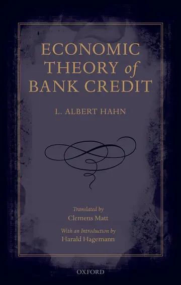 Cover of Economic Theory of Bank Credit