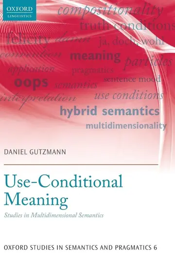 Cover of Use-Conditional Meaning