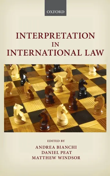 Cover of Interpretation in International Law