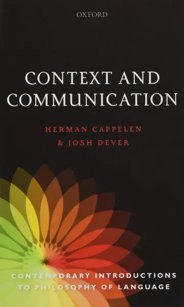 Cover of Context and Communication