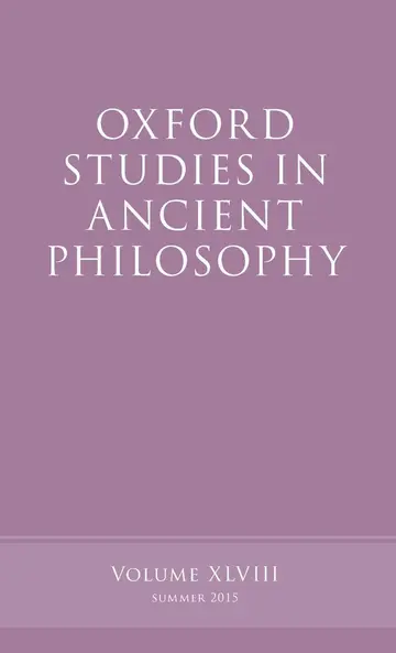 Cover of Oxford Studies in Ancient Philosophy (48)
