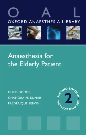 Cover of Anaesthesia for the Elderly Patient
