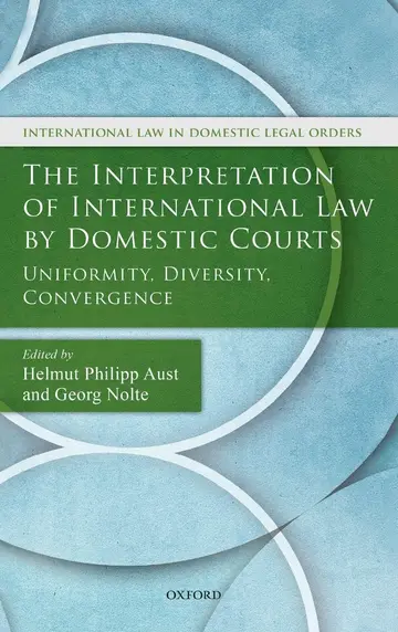 Cover of Interpretation of International Law by Domestic Courts