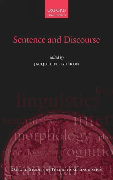 Cover of Sentence and Discourse