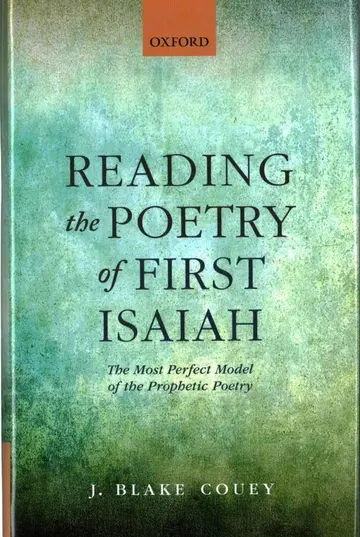 Cover of Reading the Poetry of First Isaiah