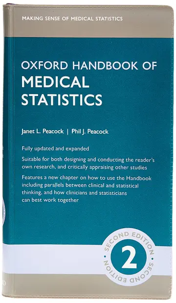 Cover of Oxford Handbook of Medical Statistics