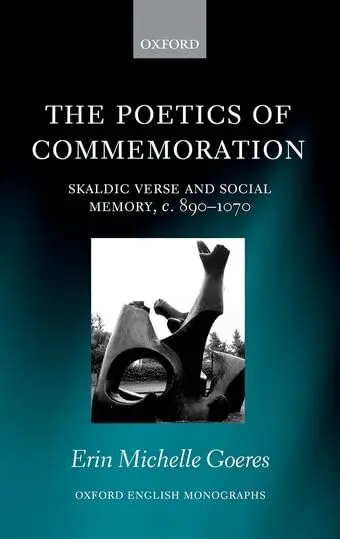 Cover of The Poetics of Commemoration